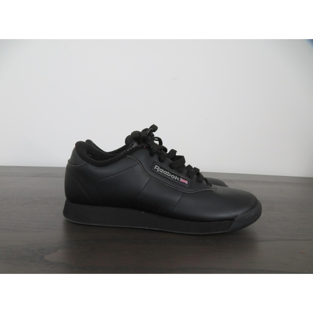 Reebok Princess Shoes Womens 8 Black Walking Sneakers Work Comfort Casual